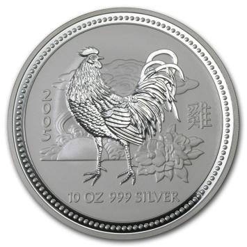Australië Lunar 1 Haan 2005 10 ounce silver